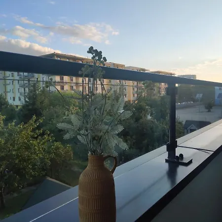 Апартаменты Glam, King-size Bed, Terrace, Free Indoor Parking