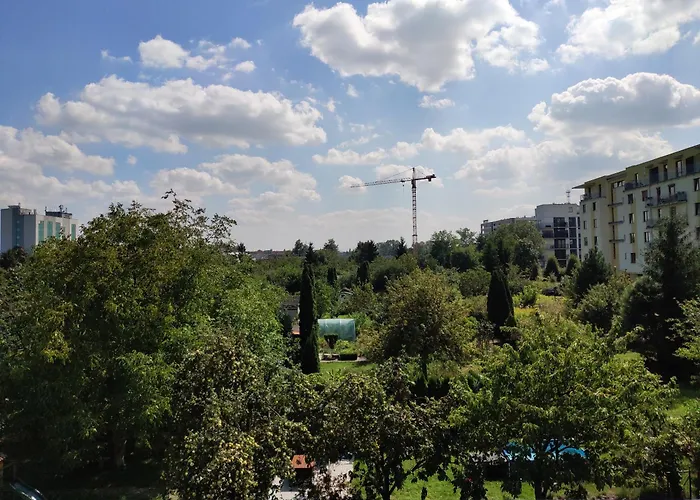 Appartement Glam, King-size Bed, Terrace, Free Indoor Parking Wrocław